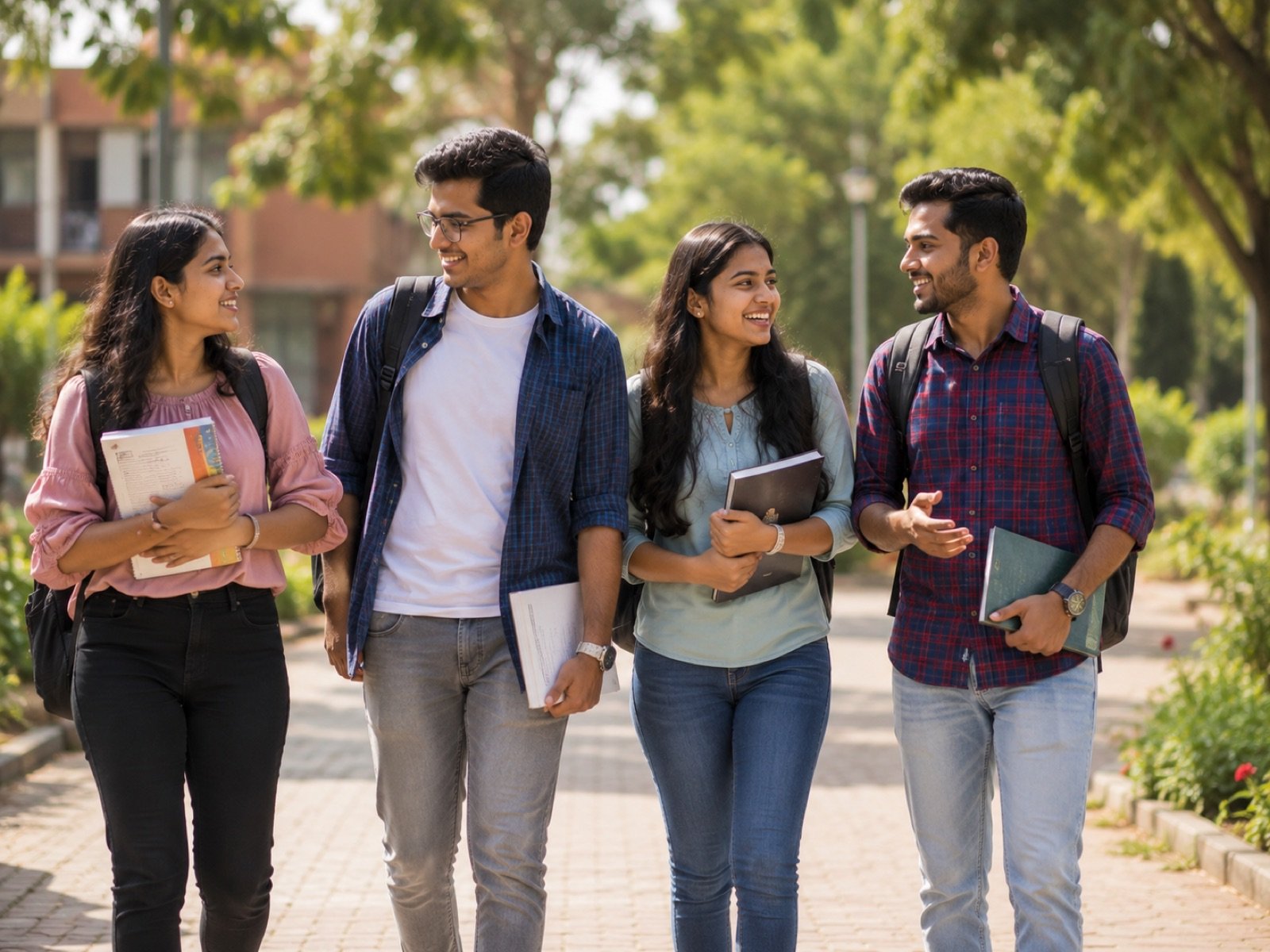 Students on the RPTC campus